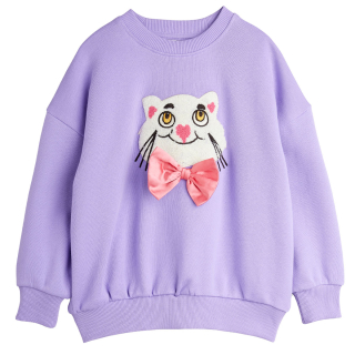 Mini Rodini Sweater Paars Poes Strik
