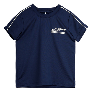 Mini Rodini T-shirt Blauw Sport