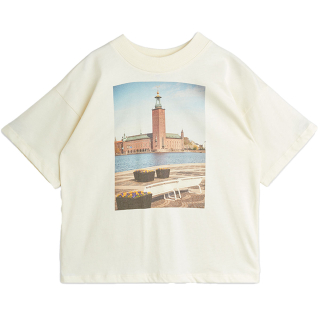 Mini Rodini T-shirt Creme City Hall