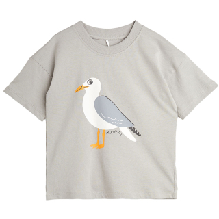 Mini Rodini Grijs T-shirt Vogel