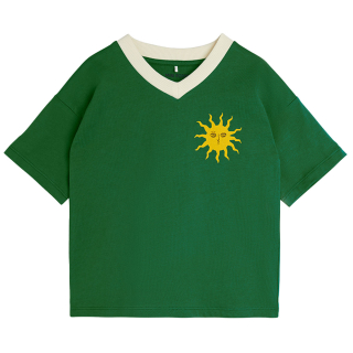 Mini Rodini T-shirt Groen/Creme Zon