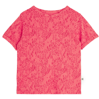 Mini Rodini T-shirt Roze Panterprint