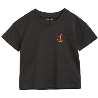 Mini Rodini T-shirt Zwart Anker