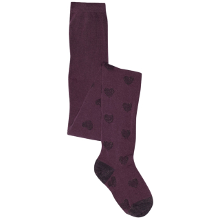 MP Denmark Melton Glitter Maillot Hartjes Paars Hortensia 91111-616