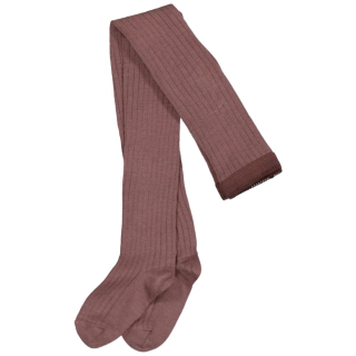 MP Denmark Wollen Maillot Roze Rose Taupe met klassieke ribstructuur