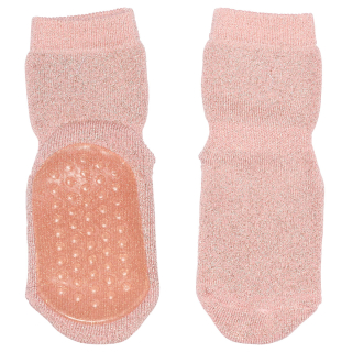 Mp Denmark Anti Slip Sok Roze Glitter 10-79208-4150