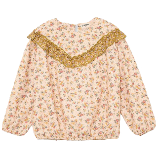 My Little Cozmo Longsleeve Beige Bloemen