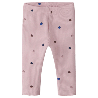 Name It Legging Paars Hartjes Burnished Lilac Baby