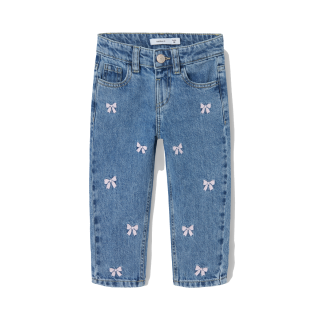 Name It Spijkerbroek Blauw Strikken
