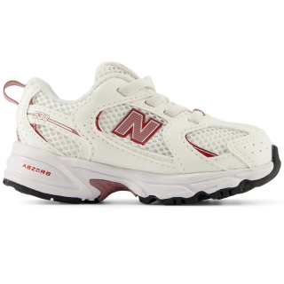 new balance 530 sea salt rosewood baby en peuter sneaker zijkant links i5306tm