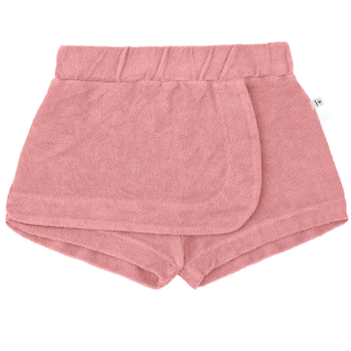 One More In The Family korte broek Esporles roze badstof met elastische tailleband