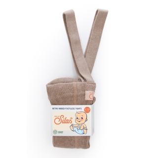 Silly Silas Footless Cotton Tights Peanut Blend