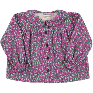Piupiuchick Blouse Paars Bloemen