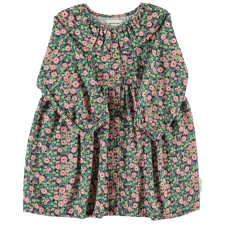Piupiuchick jurk groen bloemen