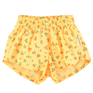 Piupiuchick Korte Broek Geel Bloemen