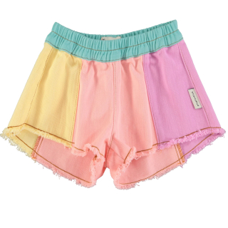 Piupiuchick Korte Broek Roze/Groen/Oranje