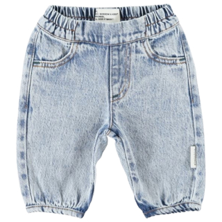 Piupiuchick spijkerbroek fadded light blue baby