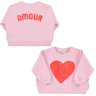 Piupiuchick Sweater Roze Hart Amour