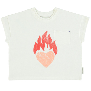 Piupiuchick T-shirt Wit Hart