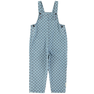 Piupiuchick Tuinbroek Blauw Hartjes