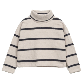 Play Up Longsleeve Creme/Grijs Strepenprint