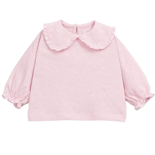 Play Up Longsleeve Roze Kraag Ruffle