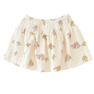 Play Up Rok Creme Bloemenprint