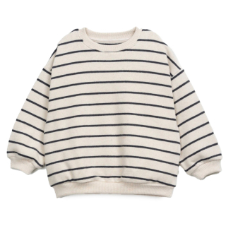 Play Up Sweater Creme/Grijs Strepen Grafite