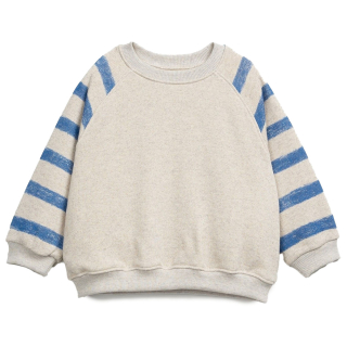 Play Up Sweater Grijs/Blauw Strepen