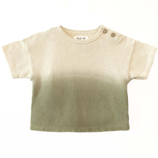 Play Up T-shirt Creme/Groen Baby