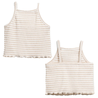 Play Up Top Creme/Beige Strepen