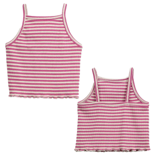Play Up Top Creme/Roze Strepen