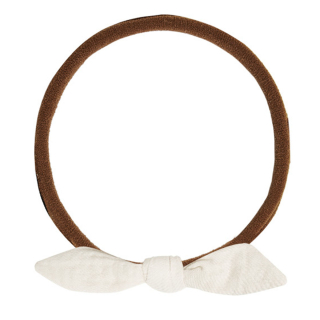Quincy Mae Haarband Bruin Ivory Strik