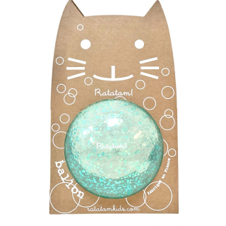 Ratatam Bal Bubbel Blauw 15 Cm