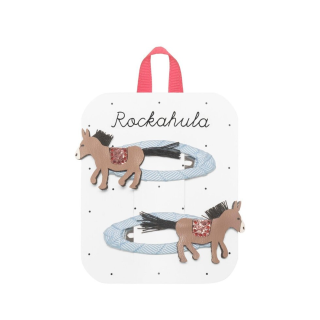 Rockahula Haarclips Blauw Ezels 2 Stuks