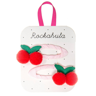 Rockahula Haarclip Kers Rood 2 Stuks