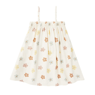 Rylee & Cru Jurk Wit Bloemenprint
