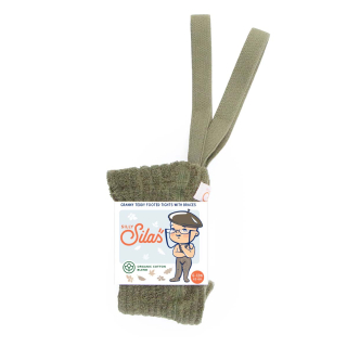 Silly Silas Footed Maillot Olive Granny