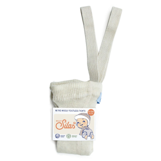 Silly Silas Footless Maillot Wooly Cream Blend