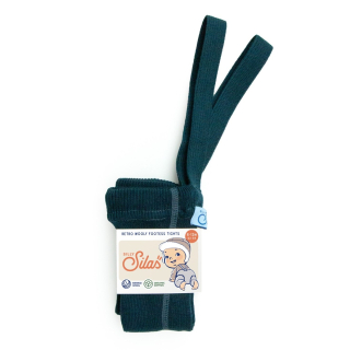 Silly Silas Footless Maillot Wol Blue Sapphire