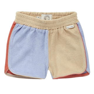Sproet & Sprout Korte Broek Blauw/Beige Badstof