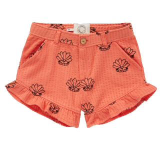 Sproet & Sprout Korte Broek Roze Schelpenprint
