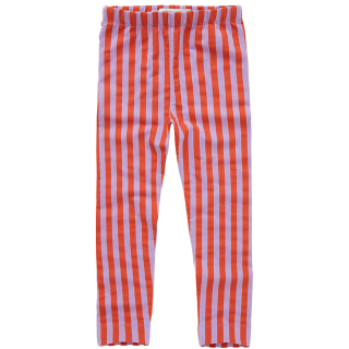 Sproet & Sprout Legging Rood/Paars Strepen