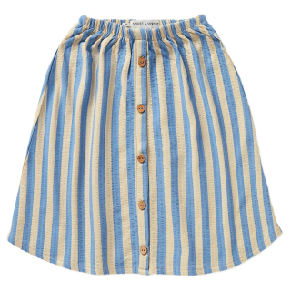 Sproet & Sprout Rok Beige/Blauw Strepen