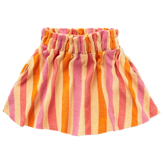 Sproet & Sprout Rok Beige/Oranje Roze Strepen