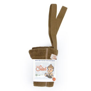 Silly Silas Teddy Warmy Footless Acorn Brown