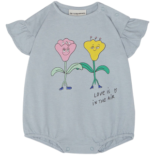 The Campamento Romper Blauw Bloemenprint