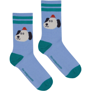 The Campamento Sok Blauw/Groen Hondjes