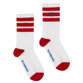 The Campamento Sokken Wit/Rood