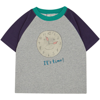 The Campamento T-Shirt Grijs/Blauw/Groen Its Time